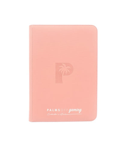 COLLECTOR'S SERIES 9 POCKET ZIP TRADING CARD BINDER - PINK