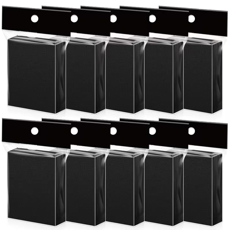 Blackout Matt Finish Gaming Sleeves - Standard Size 100pk - BLACK