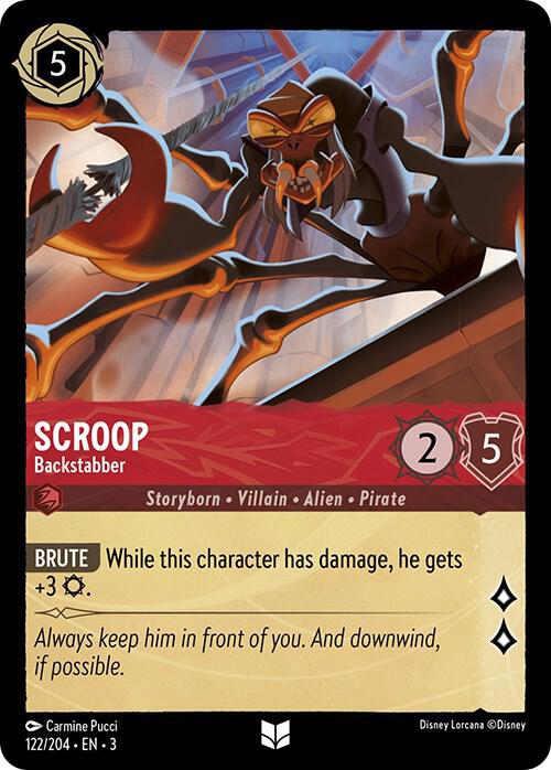 Scroop, Backstabber 122/204 (Into the Inklands) 
