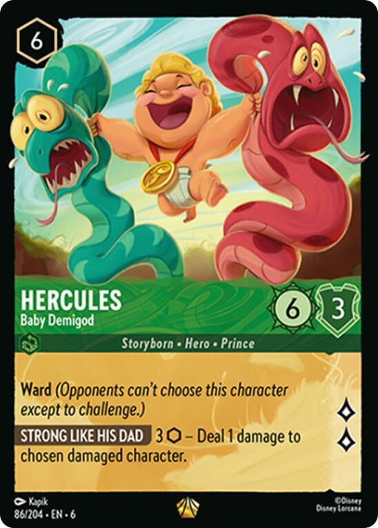 Hercules, Baby Demigod 86/204 (Azurite Sea) 