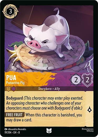 Pua, Protective Pig 19/204 (Reign of Jafar) 