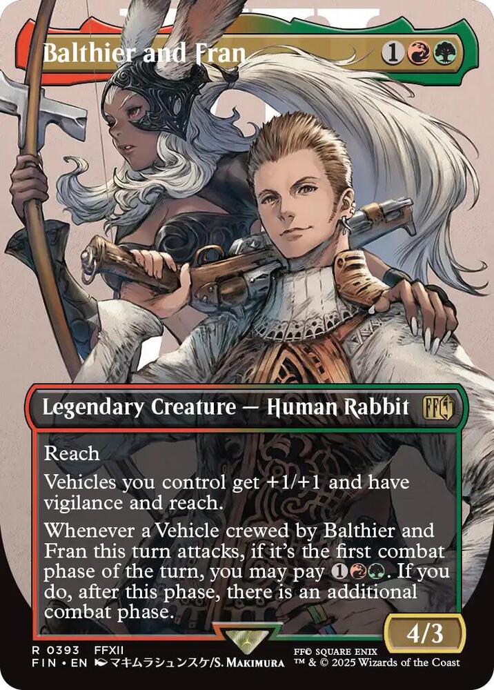 Balthier and Fran 393 (FINAL FANTASY)  - Borderless Foil