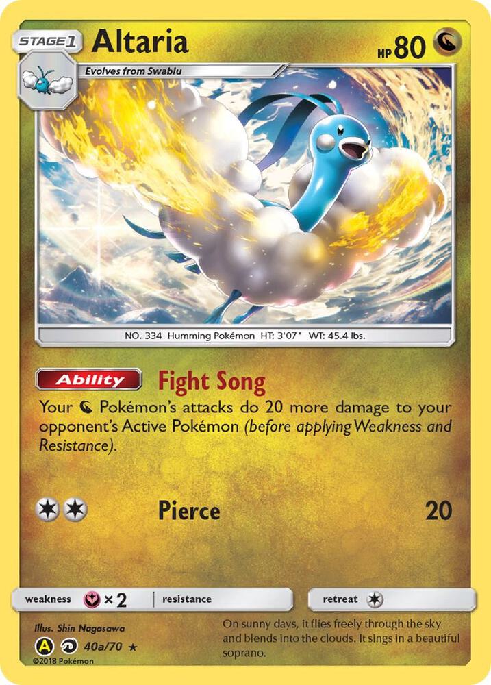 Altaria 040a/070 (Alternate Art Promos)  - Holofoil