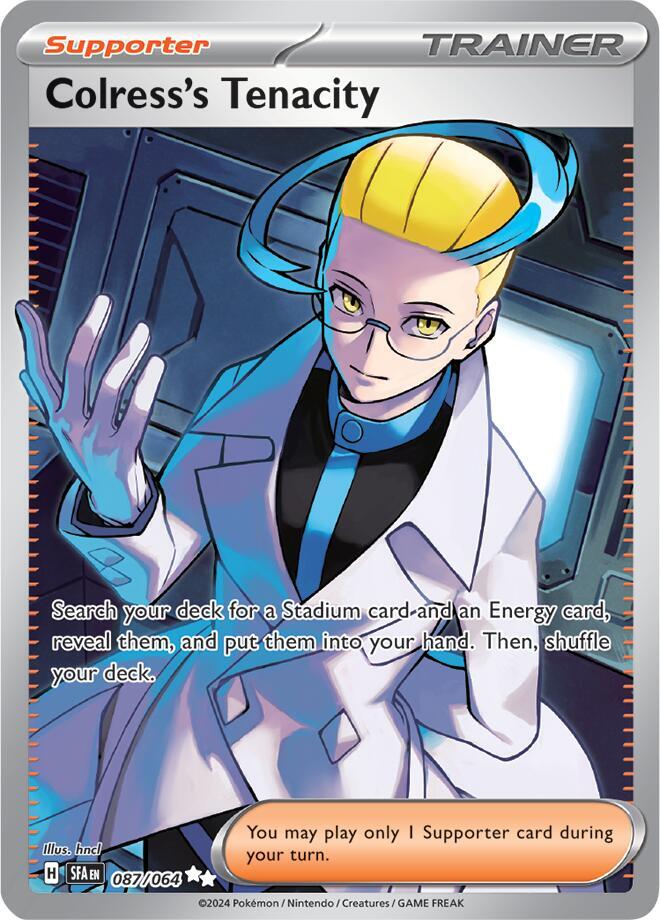 Colress's Tenacity 087/064 (SV: Shrouded Fable)  - Holofoil