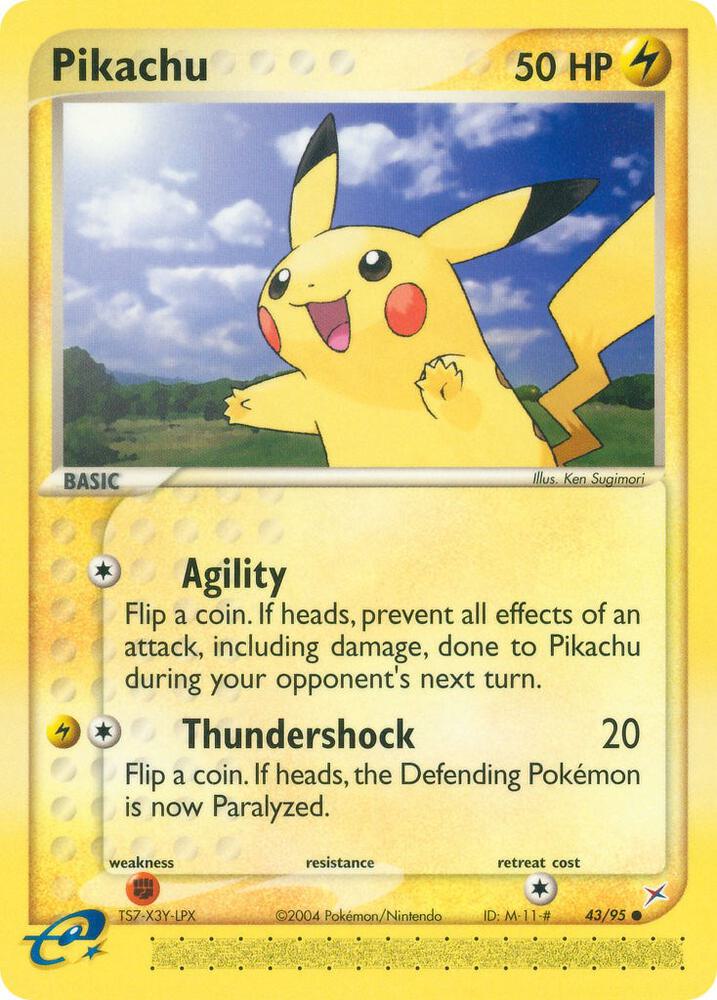 Pikachu 43/95 (EX Team Magma vs Team Aqua) 