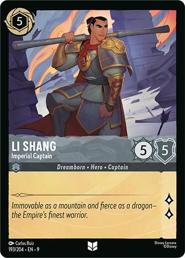 Li Shang, Imperial Captain 193/204 (Fabled) 
