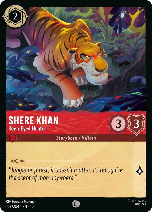 Shere Khan, Keen Eyed Hunter 108/204 (Whispers in the Well) 