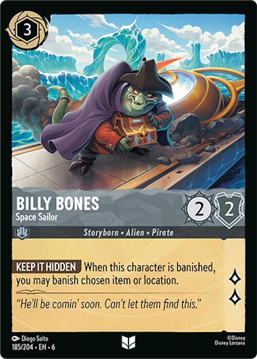 Billy Bones, Space Sailor 185/204 (Azurite Sea) 