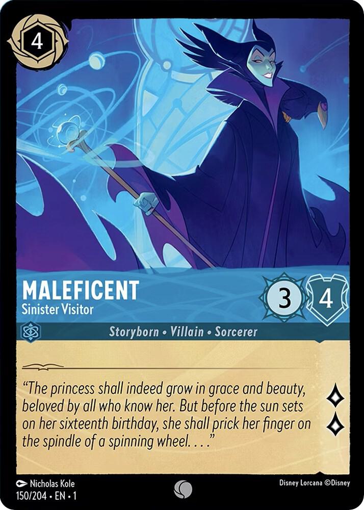 Maleficent, Sinister Visitor 150/204 (The First Chapter)  - Cold Foil
