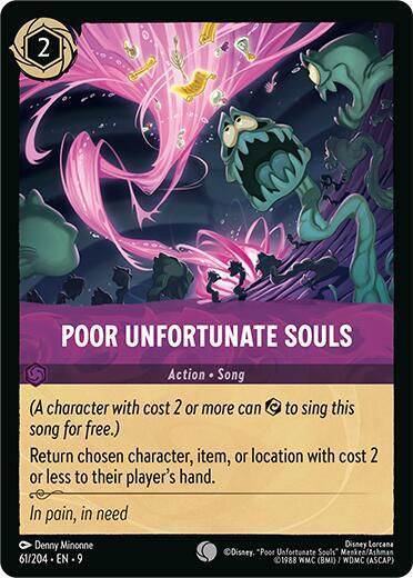 Poor Unfortunate Souls 61/204 (Fabled)  - Cold Foil