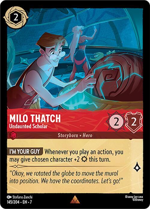 Milo Thatch, Undaunted Scholar 145/204 (Archazia's Island) 