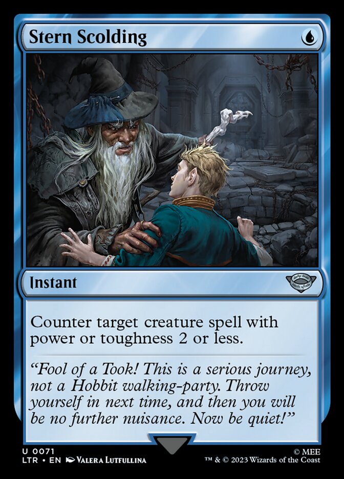 Stern Scolding 71 (Universes Beyond: The Lord of the Rings: Tales of Middle-earth) 