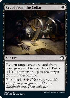 Crawl from the Cellar 93/277 (Innistrad: Midnight Hunt) 