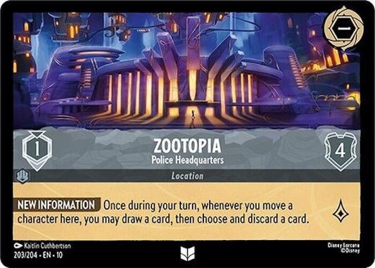 Zootopia, Police Headquarters 203/204 (Whispers in the Well) 