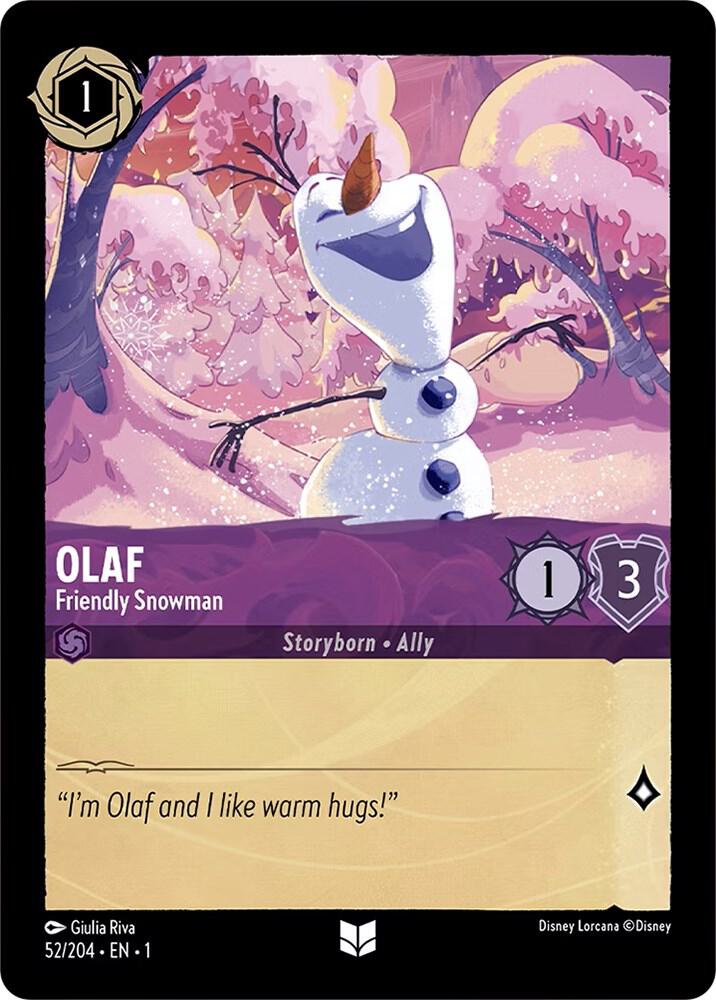 Olaf, Friendly Snowman 52/204 (The First Chapter) 