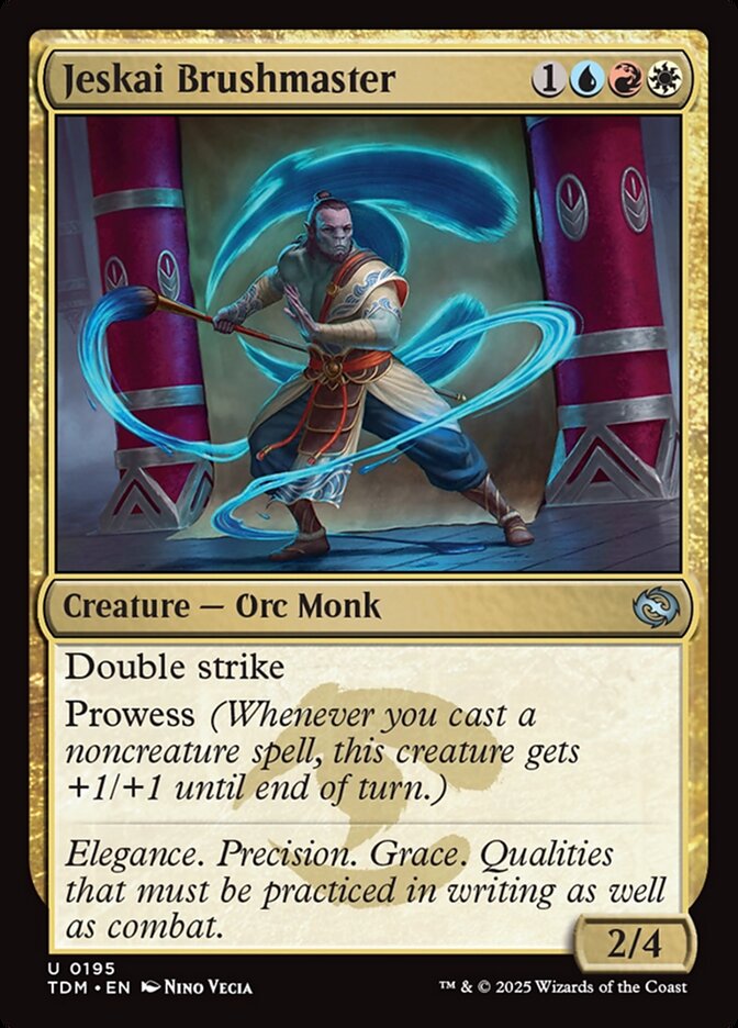 Jeskai Brushmaster 195 (Tarkir: Dragonstorm) 