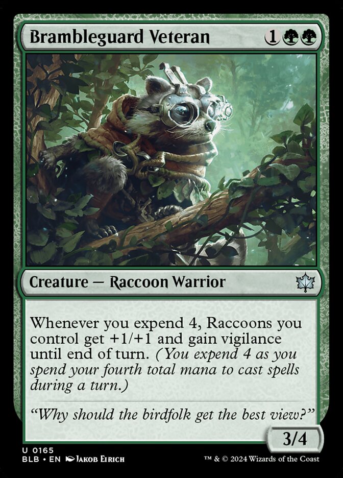 Brambleguard Veteran 165 (Bloomburrow)  - Foil