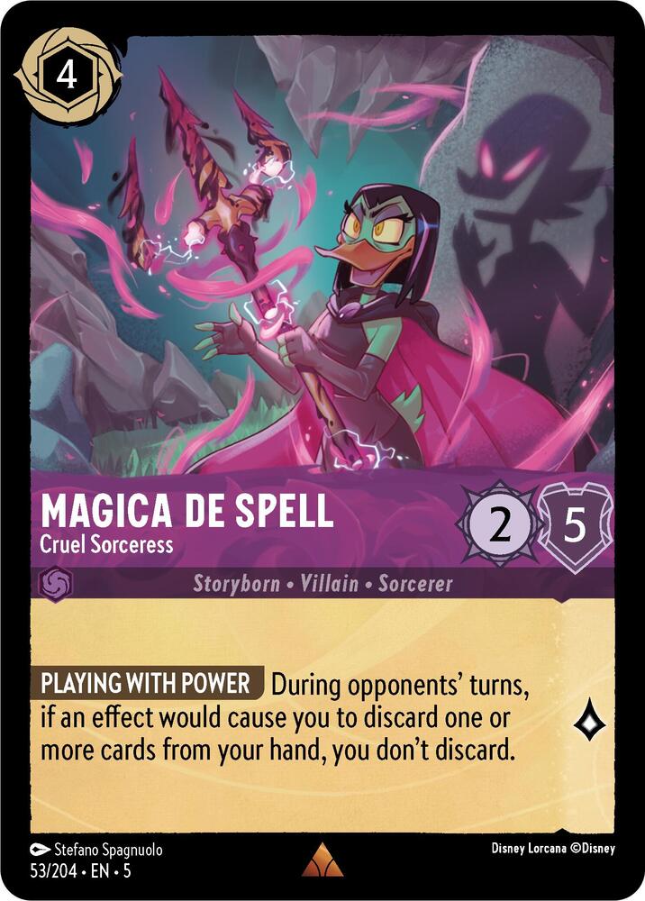 Magica De Spell, Cruel Sorceress 53/204 (Shimmering Skies) 