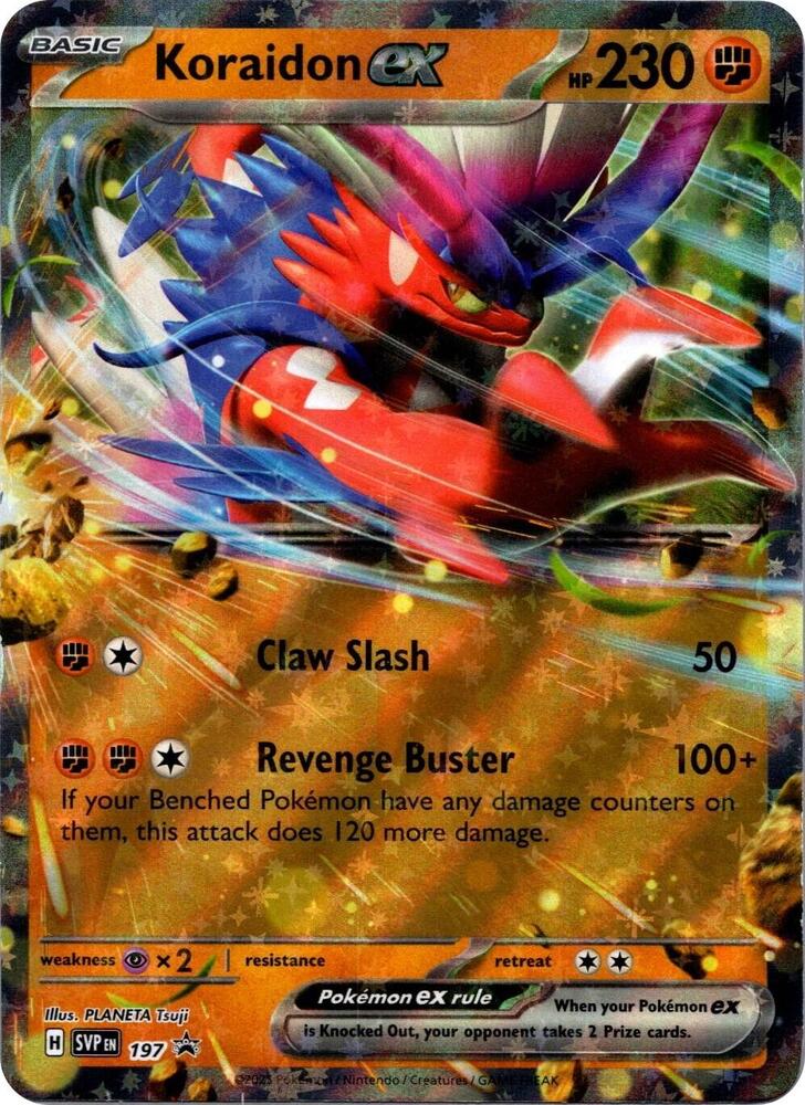 Koraidon ex 197 (SV: Scarlet & Violet Promo Cards)  - Holofoil