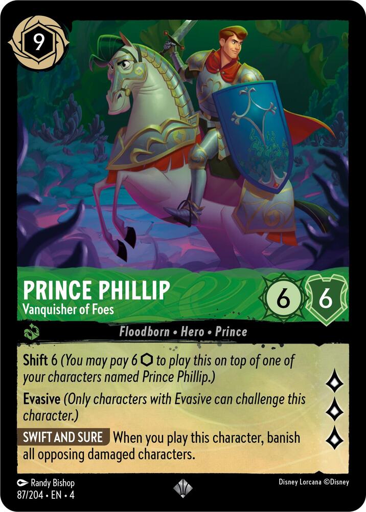 Prince Phillip, Vanquisher of Foes 87/204 (Ursula's Return) 