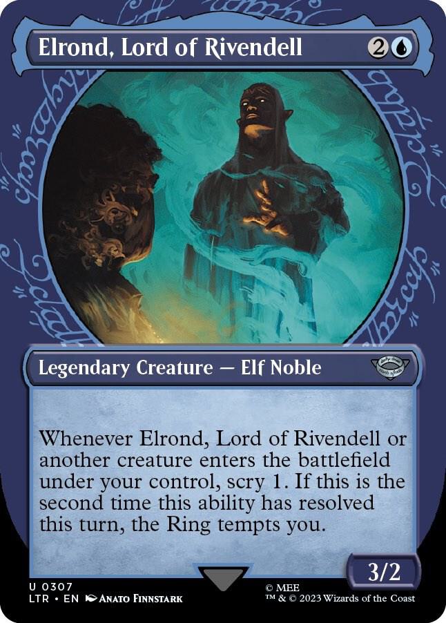 Elrond, Lord of Rivendell 307 (Universes Beyond: The Lord of the Rings: Tales of Middle-earth)  - Showcase