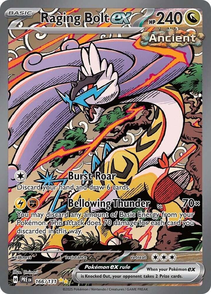 Raging Bolt ex 166/131 (SV: Prismatic Evolutions)  - Holofoil