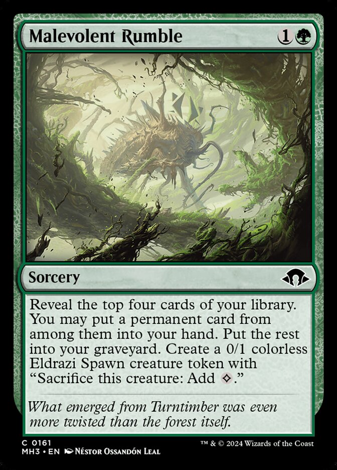 Malevolent Rumble 161/319 (Modern Horizons 3) 