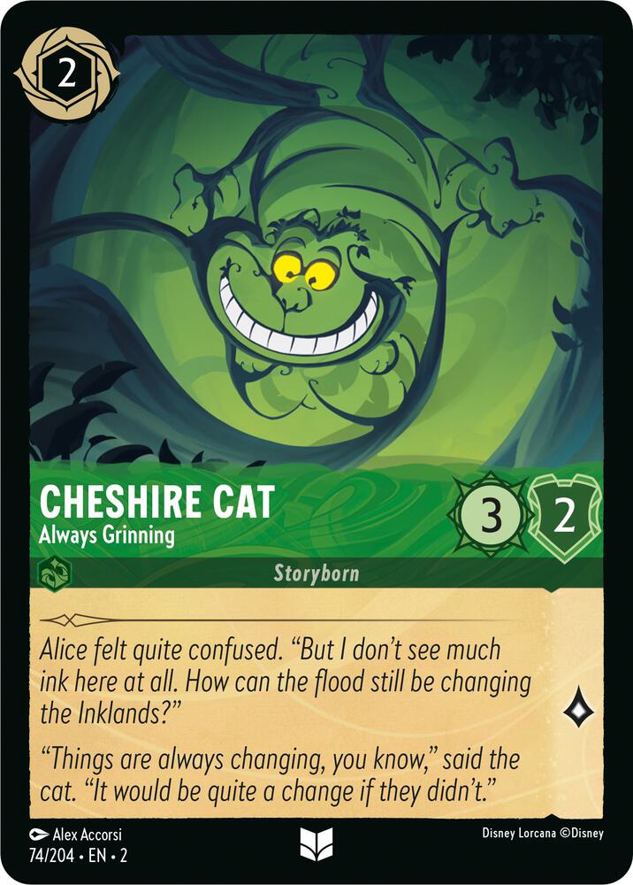 Cheshire Cat, Always Grinning 74/204 (Rise of the Floodborn) 