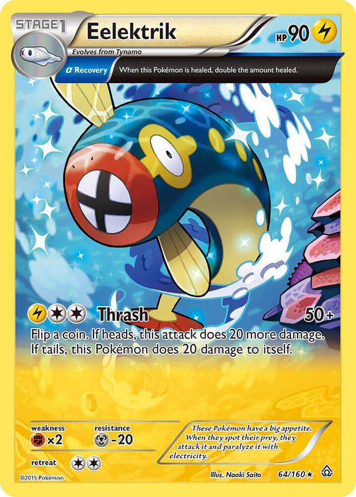 Eelektrik 64/160 (XY - Primal Clash)  - Reverse Holofoil