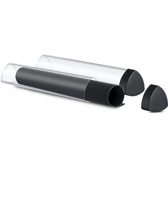 60mm Clear Transparent Prism Playmat Storage Triangled Tube