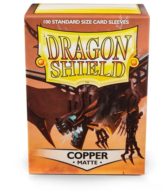 DRAGON SHIELD: BOXED 100 SLEEVES - MATTE - COPPER