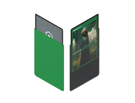 Heavy Play: CURV Sleeves Standard 100 - Druid Green