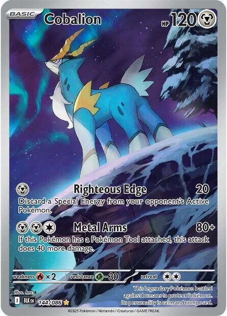 Cobalion 144/086 (SV: Black Bolt)  - Holofoil