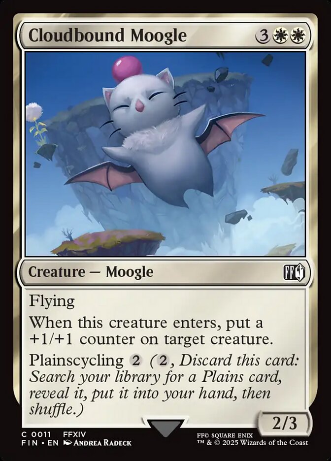 Cloudbound Moogle 11 (FINAL FANTASY) 
