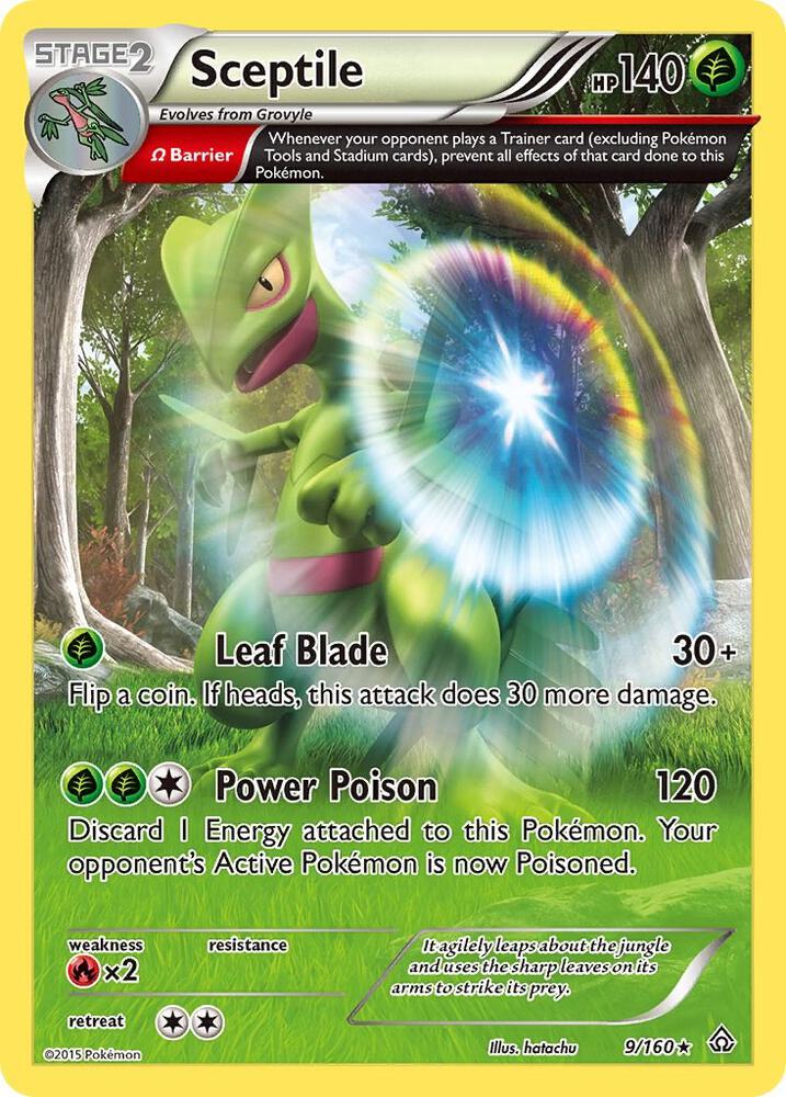 Sceptile 9/160 (XY - Primal Clash)  - Holofoil