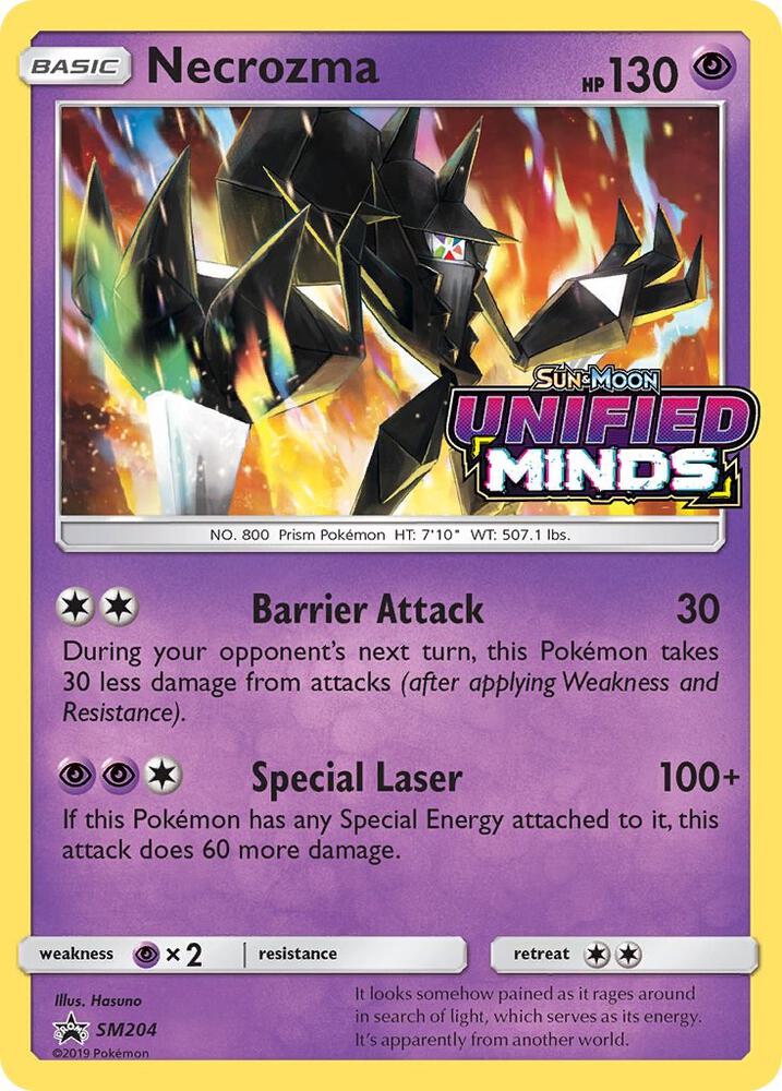 Necrozma Prerelease SM204 (SM Promos)  - Holofoil