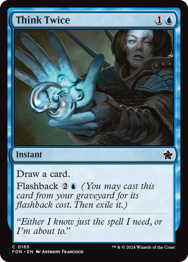 Think Twice 165/291 (Foundations) 