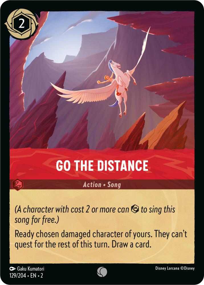 Go the Distance 129/204 (Rise of the Floodborn)  - Cold Foil