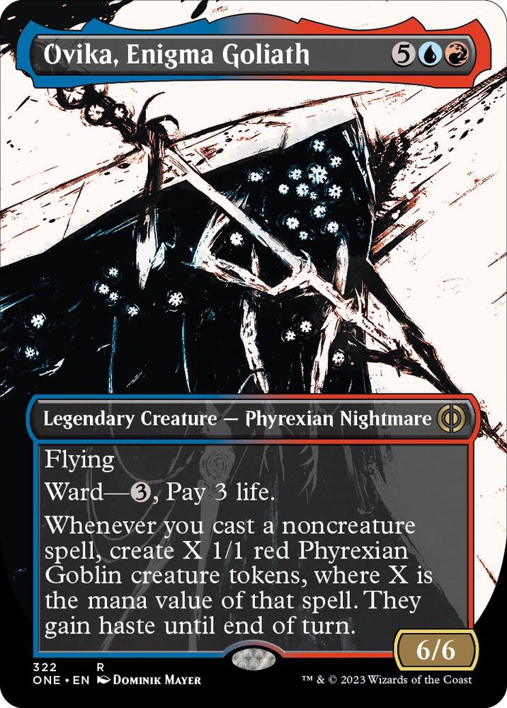 Ovika, Enigma Goliath 322 (Phyrexia: All Will Be One)  - Borderless