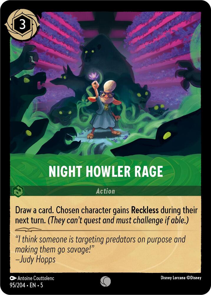 Night Howler Rage 95/204 (Shimmering Skies) 