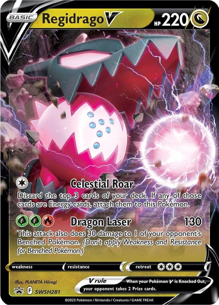 Regidrago V SWSH281 (SWSH: Sword & Shield Promo Cards)  - Holofoil