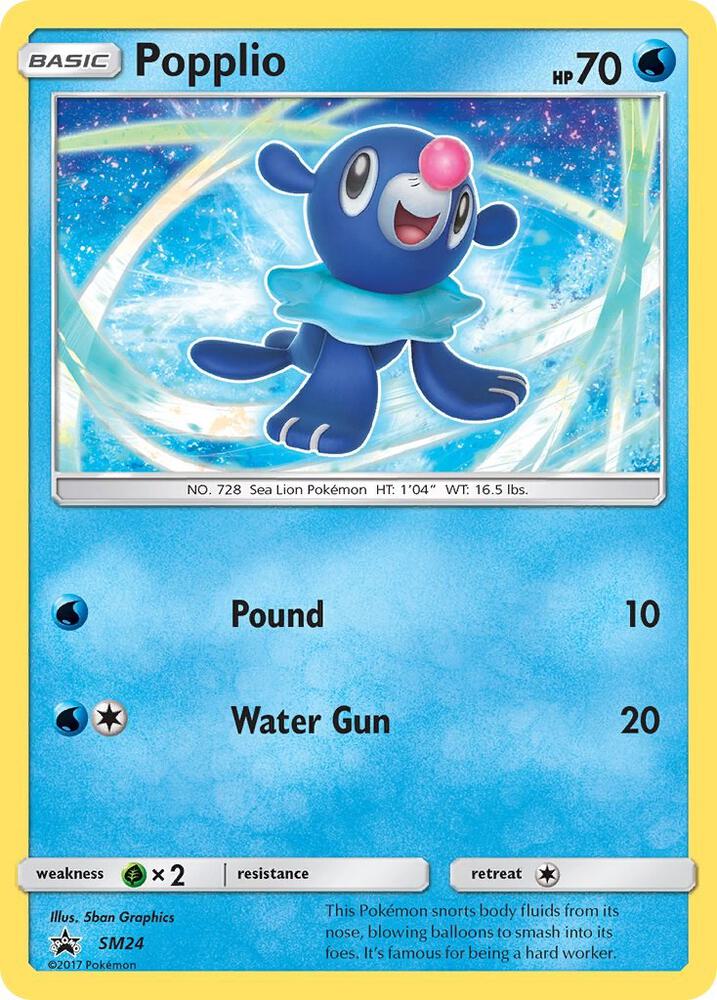 Popplio SM24 (SM Promos)  - Holofoil