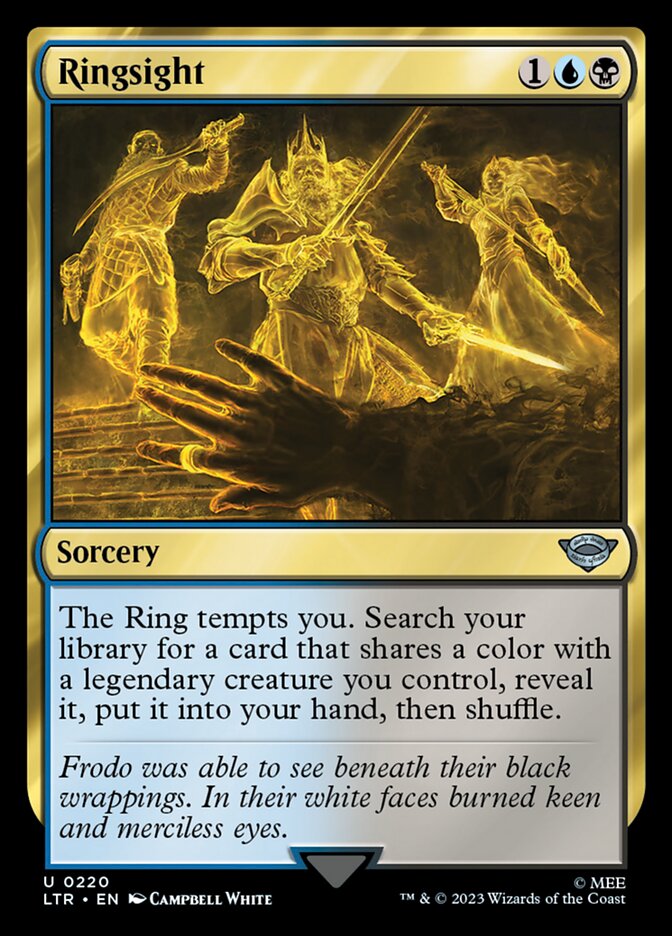 Ringsight 220/281 (Universes Beyond: The Lord of the Rings: Tales of Middle-earth) 