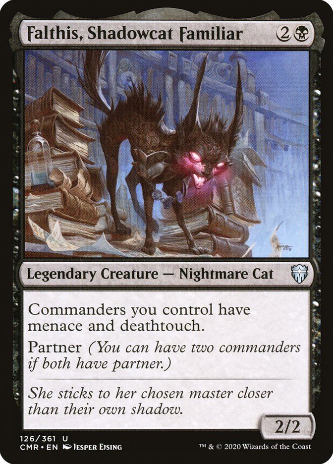 Falthis, Shadowcat Familiar 126 (Commander Legends)  - Foil