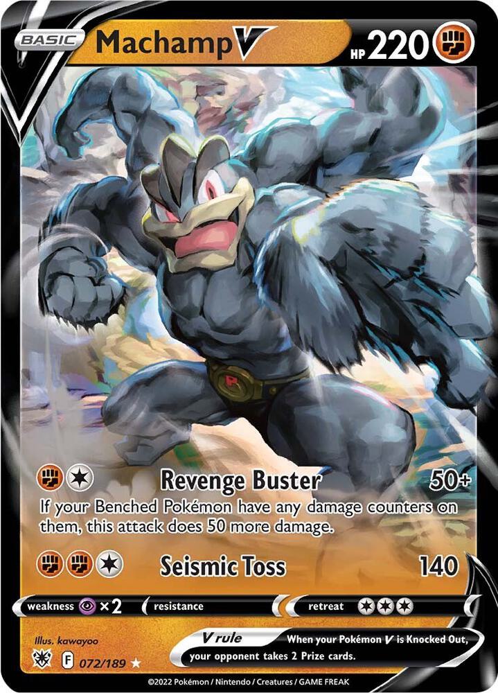 Machamp V 072/189 (SWSH10: Astral Radiance)  - Holofoil