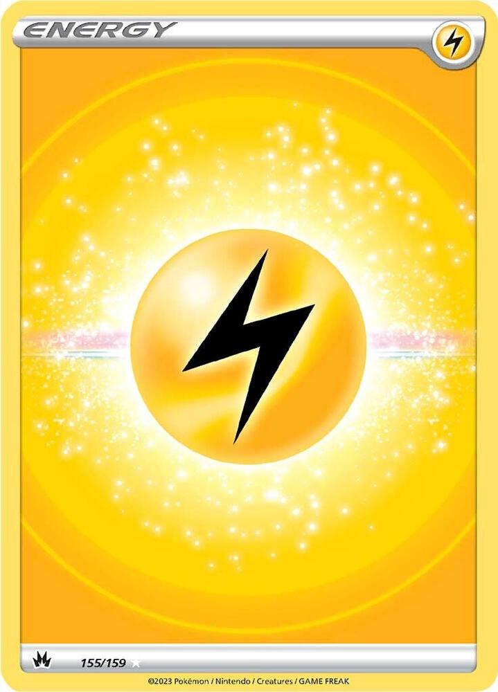 Lightning Energy Texture Full Art 155/159 (SWSH: Crown Zenith)  - Holofoil