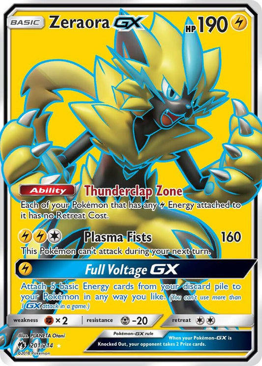 Zeraora GX 201/214 (SM - Lost Thunder)  - Holofoil