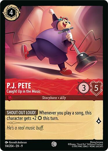 P.J. Pete, Caught Up in the Music 114/204 (Fabled) 