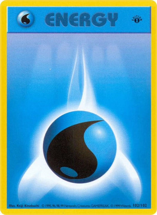 Water Energy 102/102 (Base Set (Shadowless))  - 1st Edition