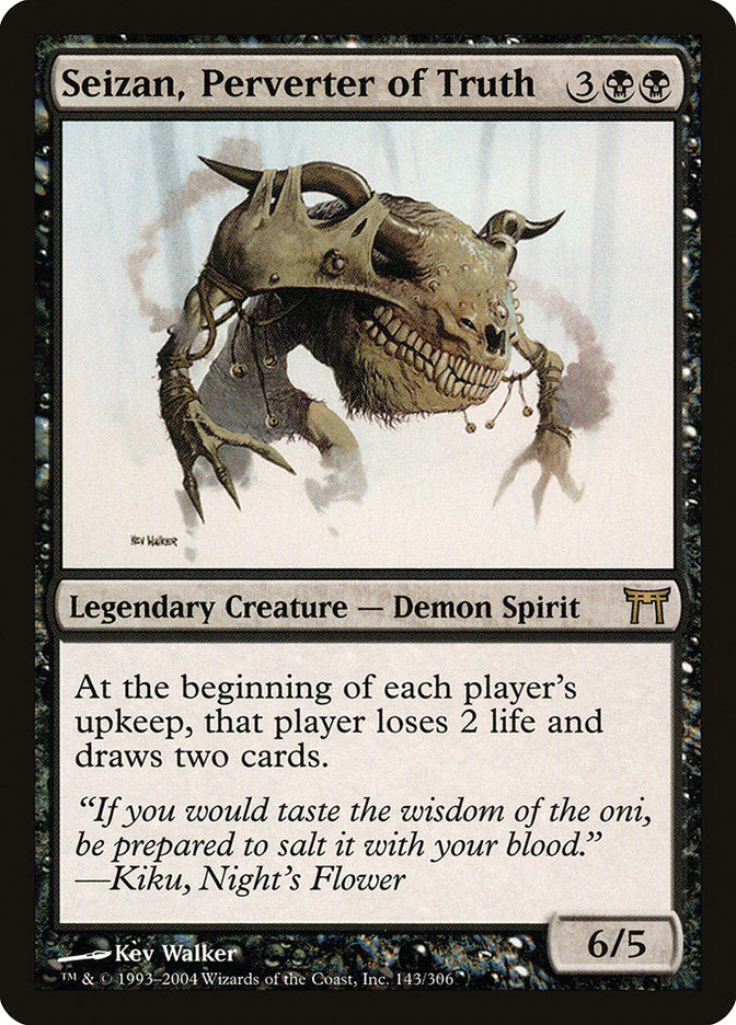 Seizan, Perverter of Truth 143/306 (Champions of Kamigawa) 